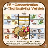PE Concentration: Thanksgiving Version- Activity Plan with