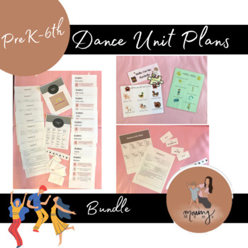 Preview of PE Dance Unit Bundle - Elementary PE, Dance, Homeschool