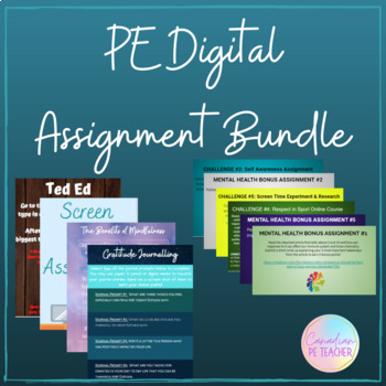 Preview of PE Digital Assignment Bundle