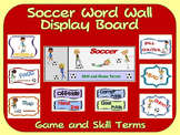 Soccer Word Wall Display: Skill, Graphics & Game Terms