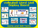 Volleyball Word Wall Display: Skill, Graphics & Game Terms