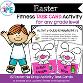 PE Easter Exercise and Brain Break Movement Task Cards