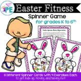 Easter Fitness Spinner P.E, Brain Breaks & Indoor Recess Fun