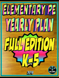 PE Elementary Physical Education K-5 Yearly Plan 6