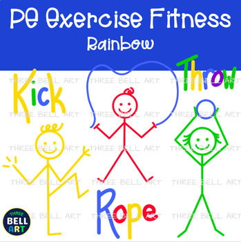 Health Related Components of Fitness Poster for PE Class (9 color  variations)