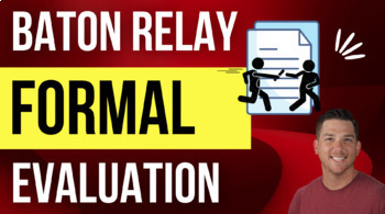 Preview of PE Formal Teacher Evaluation / Observation Lesson (Track & Field Baton Relay)