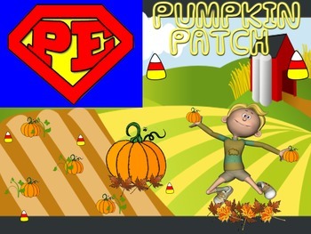 Preview of Super PE Game - Halloween - "Pumpkin Patch"