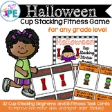 PE Halloween Cup Stacking Game