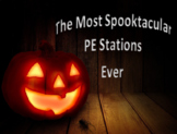 PE Halloween Fitness Stations