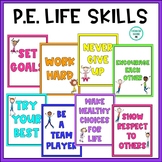 PE Life Skills | PE Bulletin Board | PE Signs and Posters 