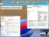 PE Net Games Unit - 10 Outstanding lessons