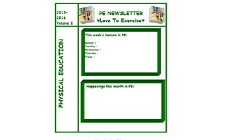 Preview of PE Newsletter Template