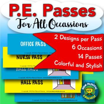 Preview of PE Passes for Physical Education Elementary