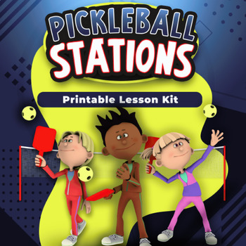 Preview of PE Pickleball Stations: 15 Printable Activity Cards