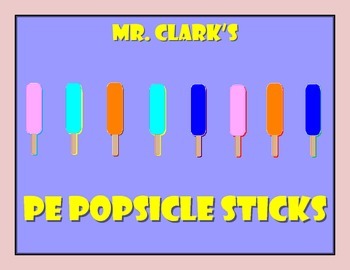 Preview of PE Popsicle Sticks