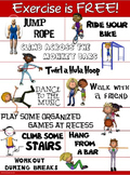 PE Poster: Exercise is FREE