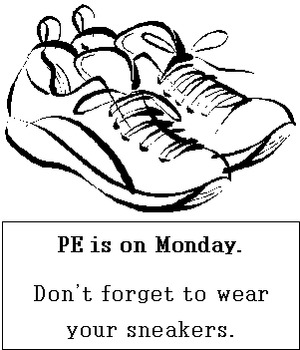 Preview of PE Reminder 1