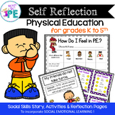 PE Social Skills Story and Self Reflection Lesson and Activities