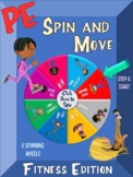 PE Spin and Move- Fitness Edition: 8 Spinning Wheels for E
