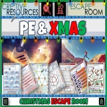 Preview of PE + Sport Christmas Escape Room