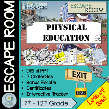 Preview of PE + Sport Escape Room (Physical Education | Sports | Activities)