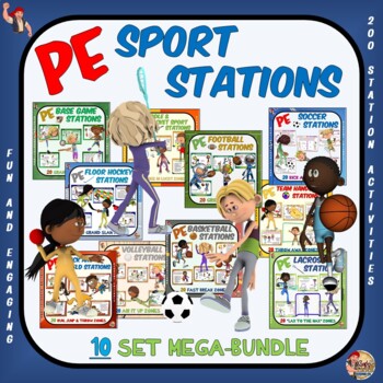 Preview of PE Sport Stations- 10 Product Mega Bundle