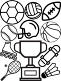 PE Sports Coloring Pages/Posters