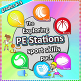 Physical education Stations & Activities: PE Lessons & car