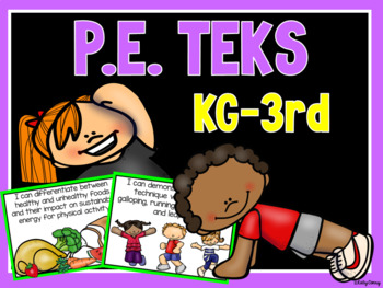 Preview of P.E. TEKS Posters for K-3