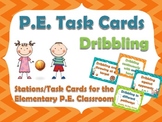 P.E. Task Cards: Dribbling