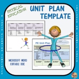 Physical Education Unit Plan- 5 "Ready to Use" Planning Templates