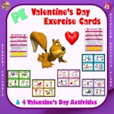 PE Valentine Exercise Cards and 4 Valentine's Day Activities
