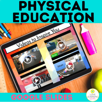 Preview of PE Weekly Physical Activity Log - Google Slides