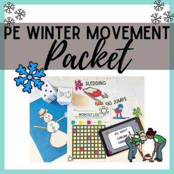 Preview of PE Winter Activity Packet