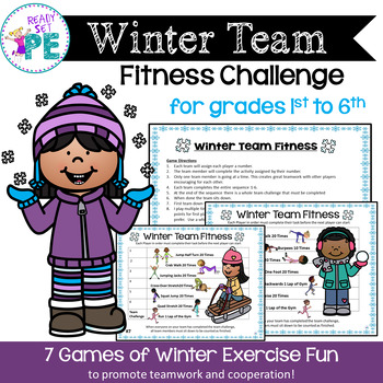 Preview of PE Winter Team Fitness Challenge