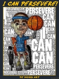 PE Word Art Poster: "I Can Persevere"