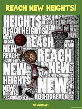 PE Word Art Poster: Catch the Fever (Football)