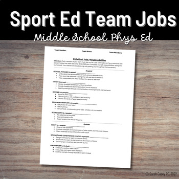 Sport Team Jobs - What Are They and How to Get One