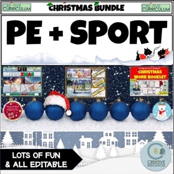 Preview of PE and Sport Christmas Resources