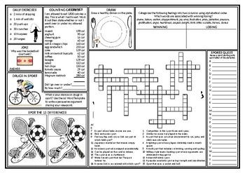 Preview of PE worksheet 1