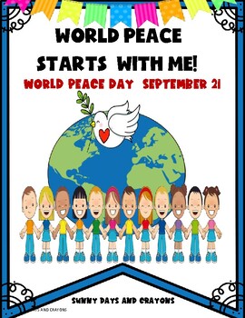 Preview of INTERNATIONAL DAY OF PEACE PENNANT  PEACE DAY FUN ACTIVITIES