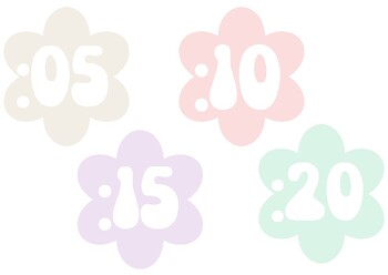 Preview of PEACEFUL PASTEL ☮ Clock Times