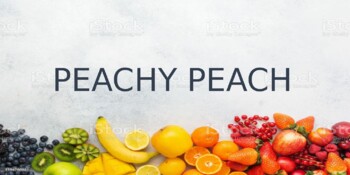 Preview of PEACHY PEACH SPELLING ACTIVITY