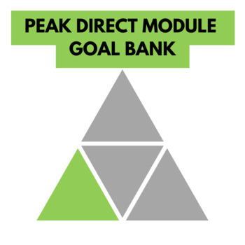 Preview of PEAK Direct Module Digital Goal Bank