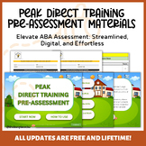 PEAK Direct Training Pre-Assessment Materials with Script 