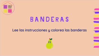 Preview of PEAR DECK | HISPANIC HERITAGE MONTH FLAGS | BANDERAS | DISTANCE LEARNING