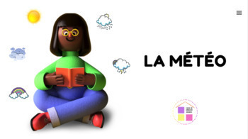 Preview of PEAR DECK | LA MÉTÉO | VOCABULARY | LISTENING | DRAWING | DISTANCE LEARNING