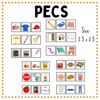 Preview of Picture Exchange Communication System (PECS) - 2.5 x 2.5