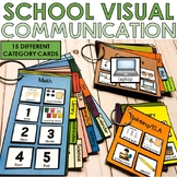 Visual Communication Cards and pictures for school math re