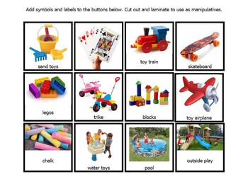 Special needs Bumper Pack of Communication cards widgets Autism PECS 